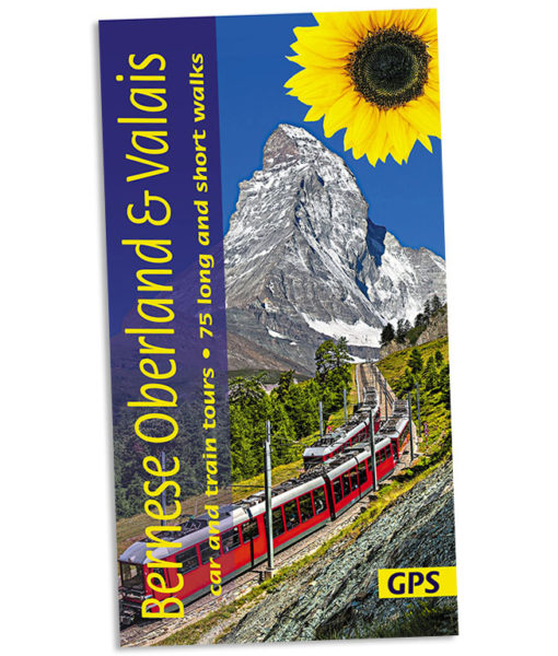 Walking in the Bernese Oberland and Valais guidebook cover